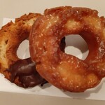 ミスタードーナツ - チョコファッション140円、オールドファッションハニー140円