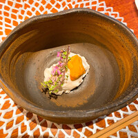 魚坐 - 自家製胡麻豆腐と雲丹