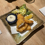 寿司 なかご - 白身魚のフライ