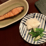 あさば - 朝食 焼魚 香の物