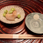 あさば - 銀杏 帆立 食前酒