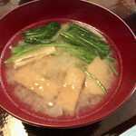 あさば - 朝食 味噌汁