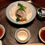 あさば - 地魚薄造り 〆鯵