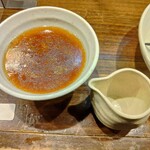 櫻井中華そば店 - スープ割り
