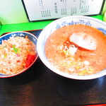 ラーメン昇龍 - 得セット・肉味噌ラーメンと半チャーハン　９５０円（税込）【２０２１年１０月】