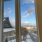メゾン フジヤ ハコダテ - 席から見える函館の町 