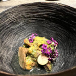 レヴォ - ツキノワグマ　雲丹　ムカゴなど季節の野菜