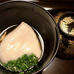 つきじやまもと - 白子（昆布炊き）