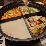 しゃぶ葉 新座野火止店 - チーズ・辛いの・鶏醤油・すき焼き