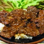 Yakinikudontadon - ハラミ丼(大)