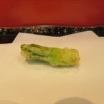 銀座 天一 - 楤の芽