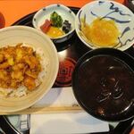 銀座 天一 - ミニ天丼セット