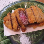 割烹 市川 - ビーフカツ