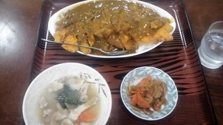 まつもと食堂 - カツカレー　普通盛り