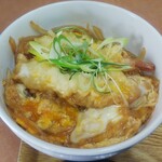 小さな食堂 ヒロ - 海老玉子とじ丼 ※拡大 (2022.02.08)