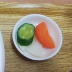 小さな食堂 ヒロ - 漬物 ※拡大 (2022.02.08)