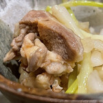 根津 焼鳥 照隅 - ひろっ子と皮・脹脛・おたふくの鬼おろし