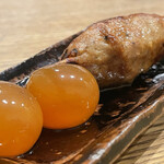 根津 焼鳥 照隅 - 捏金柑醤油漬け