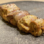 根津 焼鳥 照隅 - 白肝