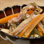 根津 焼鳥 照隅 - 鳥の松前漬