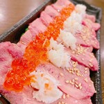 Aburi tongue sashimi