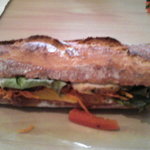 ブランジェリー ぱぴ・ぱん - チキンのサンドイッチ