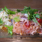 タイレストラン チェンマイ - ヤムウンセン（春雨とシーフードサラダ）　スパイシーで美味しかったです。