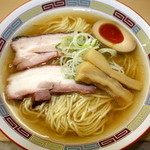 煮干鰮らーめん 圓 - 塩ラーメン ¥700 上から
