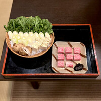 太田なわのれん - ぶつ切り特上牛鍋