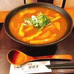 京のカレーうどん味味香 - きつねのカレーうどん大盛り