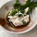 ゆたか食堂 - 特白子ポン酢・・おかわりしてしもた。