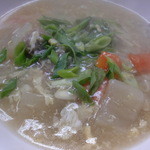 炭火焼肉海老洲 - テールラーメン