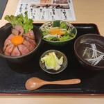 Gyuutan Semmonten Hama Tan - 牛たんタタキ丼定食(税込1,300円)