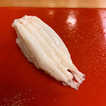 Sushi Tokusuke - 宍道湖の白魚は梅酢で軽く〆てある