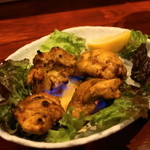 タンドールバル カマルプール - 2013.1 マディラカバブ（800円）皿の上で炎が上がっています