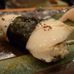 こいき - ☆生の鮑もコリコリ感が心地良い☆