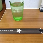 ラーメン専科 竹末食堂 - お箸は、CAROLと同じ特注？