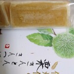 小布施パーキングエリア(上り線) ショッピングコーナー - 栗きんとんきんつば断面