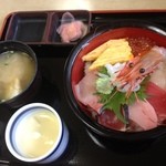 さかな大食堂渚 - 海鮮丼１８５０円也