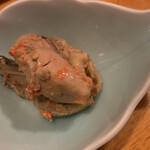 味百仙 - 牡蠣、蟹内子のオイル漬け