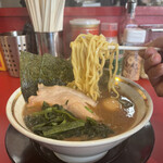 Iekei Kansai Oudou Ie Chokkei Gadouya - 味玉ラーメン 麺かため