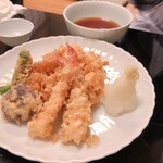 室町 砂場 - 天ぷら盛り