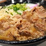 岡製麺所 - 肉うどん500円