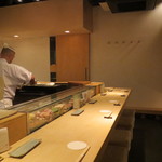 鳥しき - 背中で仕事する大将