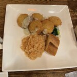 ポン・ド・リゼール  - ★もち豚の手作りハムカツブルーチーズのソース（880円税込）★