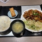 焼肉 盛楽 本店 - 油淋鶏定食