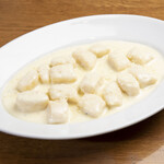 Homemade gnocchi quattro formaggi (4 kinds of cheese, fresh cream)