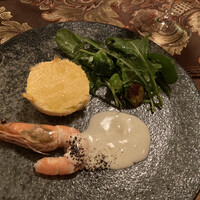 ランテルナマッサ - お野菜はルッコラ、ブロッコリー？、水菜、、本当においしい