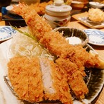 Nadaitonkatsu Katsukura - 大海老かつとヒレカツ