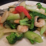 中華酒膳 幸龍 - （2012/12月-2）「海鮮三種の塩味炒め」